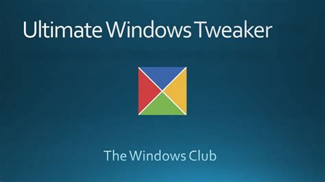 Ultimate Windows Tweaker 5.1